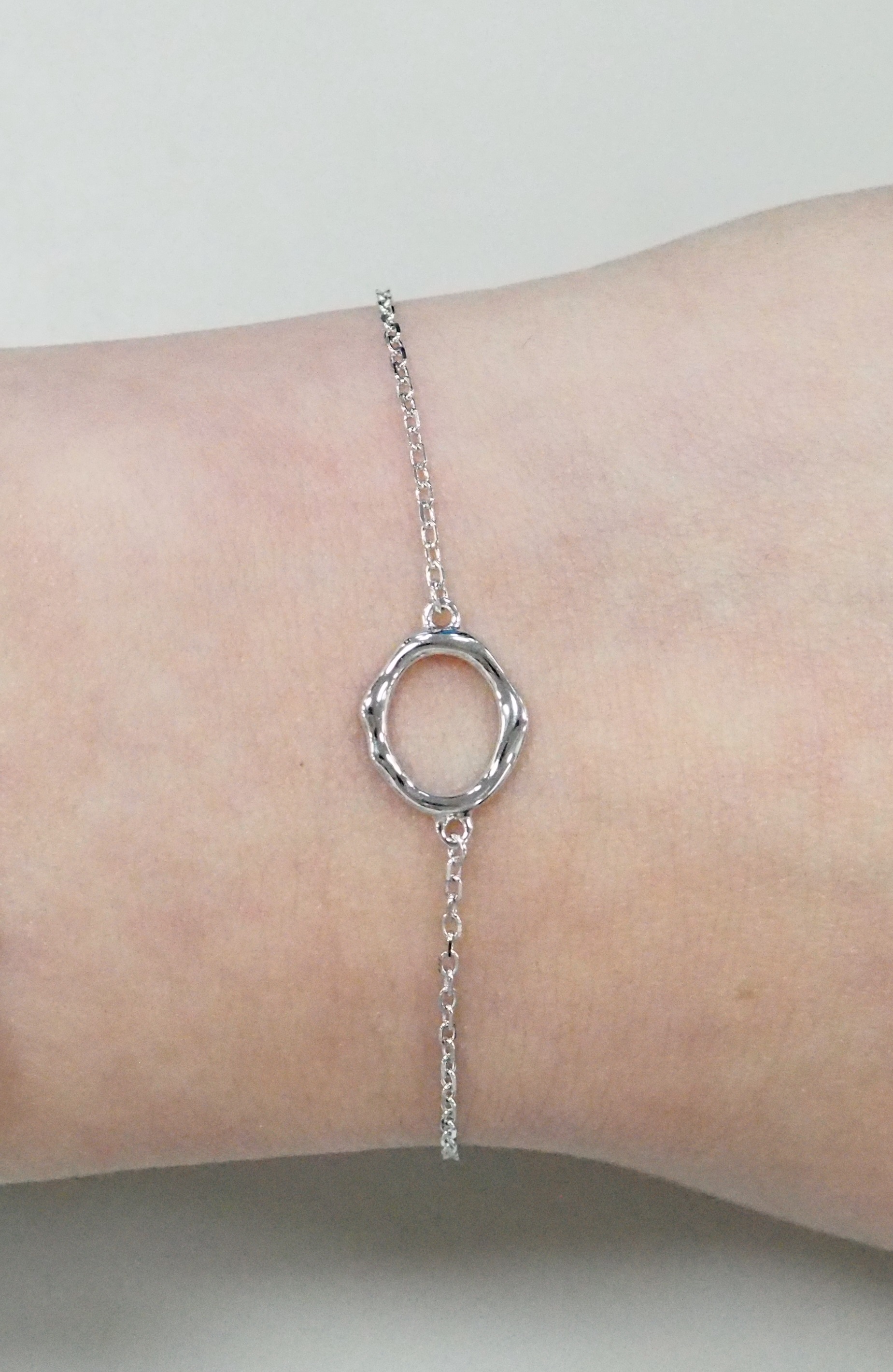 Серебряный браслет 925 пробы; плетение Якорное;